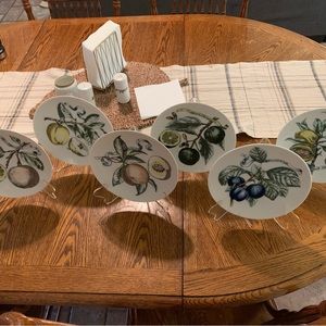 Bareuther Fruit Plates: Set of 6